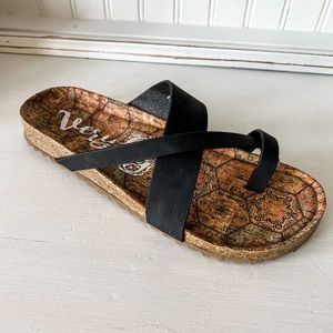 Better Be Me Sandals in Black